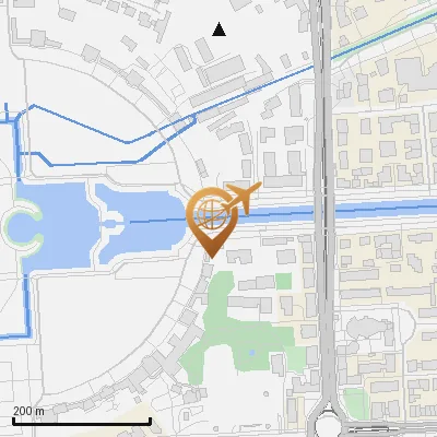 Karte Südliche Auffahrtsallee 83, 80639 München
