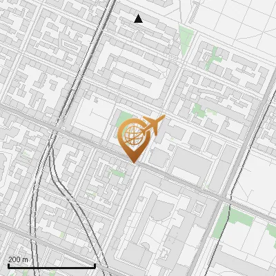 Karte Theresienstraße 100-104, 80333 München