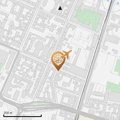 Karte Theresienstraße 10-19, 80333 München