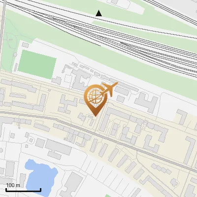 Karte Thiedingreihe 7, 20539 Hamburg