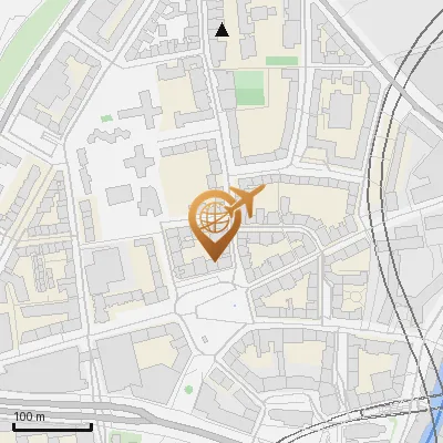 Karte Thielbek 1-10, 20355 Hamburg