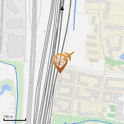 Karte Thielenstraße 1-3, 21109 Hamburg