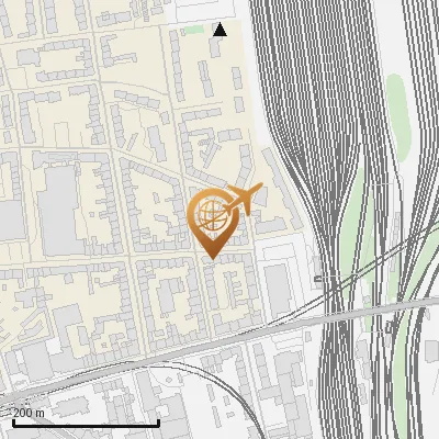 Karte Thumbstraße 74-87, 51103 Köln