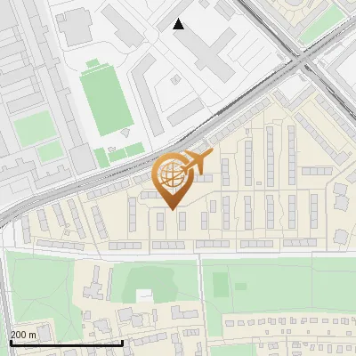 Karte Triester Straße 13-15, 81669 München