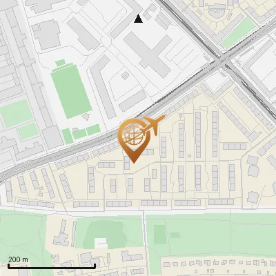 Karte Triester Straße 19-25, 81669 München