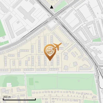 Karte Triester Straße 38-52, 81669 München