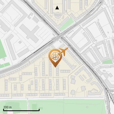 Karte Triester Straße 55-79, 81669 München