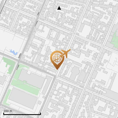 Karte Türkenstraße 23-38, 80799 München