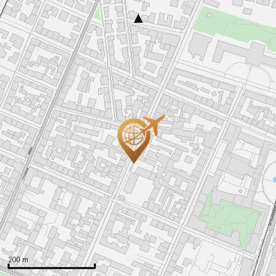 Karte Türkenstraße 71-76, 80799 München