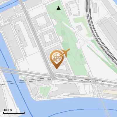 Karte Überseeallee 15, 20457 Hamburg