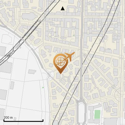 Karte Uhlandstraße 1-7, 80336 München