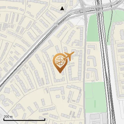 Karte Ulmer Straße 2-16, 50739 Köln