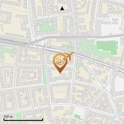 Karte Unertlstraße 1-8, 80803 München