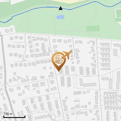 Karte Urnenhang 50-58, 21077 Hamburg