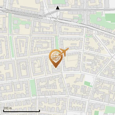 Karte Viktoriastraße 16-20, 80803 München