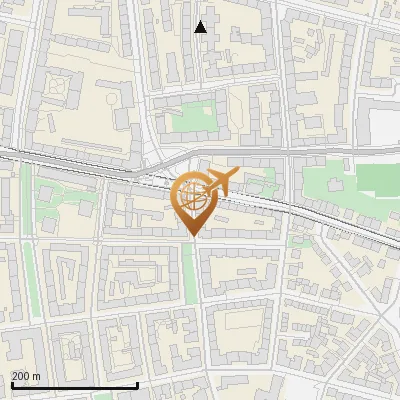 Karte Viktoriastraße 27-34, 80803 München