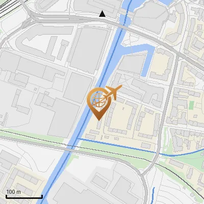 Karte Wachsbleiche 3-12, 21029 Hamburg