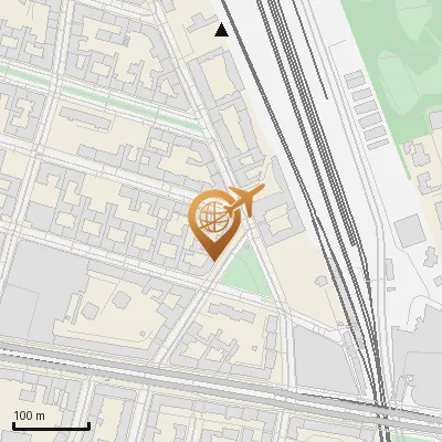 Karte Waldeyerstraße 5-8, 10247 Berlin