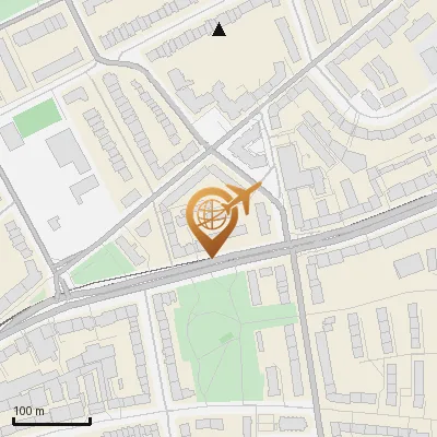 Karte Wandsbeker Chaussee 81-105, 22089 Hamburg