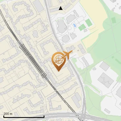 Karte Warthestraße 1-6, 50765 Köln