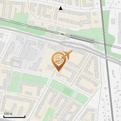 Karte Wichernsweg 9, 20537 Hamburg