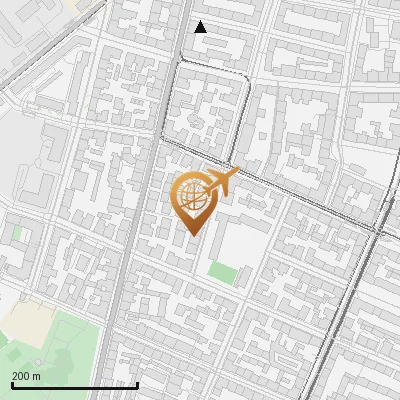 Karte Zentnerstraße 3-9, 80798 München