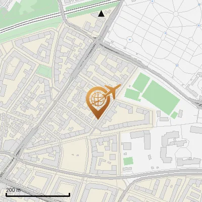 Karte Zugspitzstraße 10-23, 81541 München